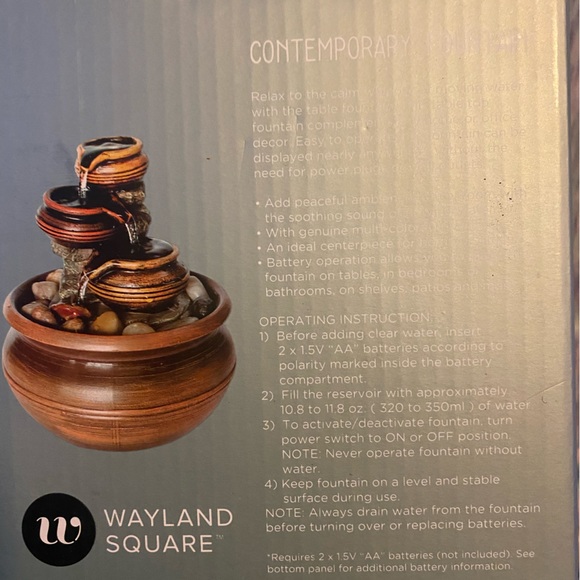 wayland square Accents Wayland Square Fountain 3tier 4tier Led Lighted Fountain Poshmark